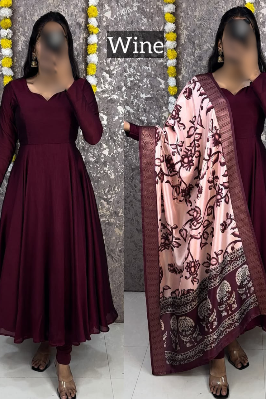 Designer Anarkali Set with Dupatta