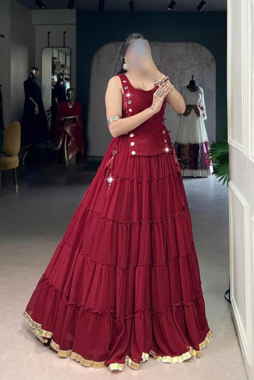 Navratri Lehenga with Blouse & Koti