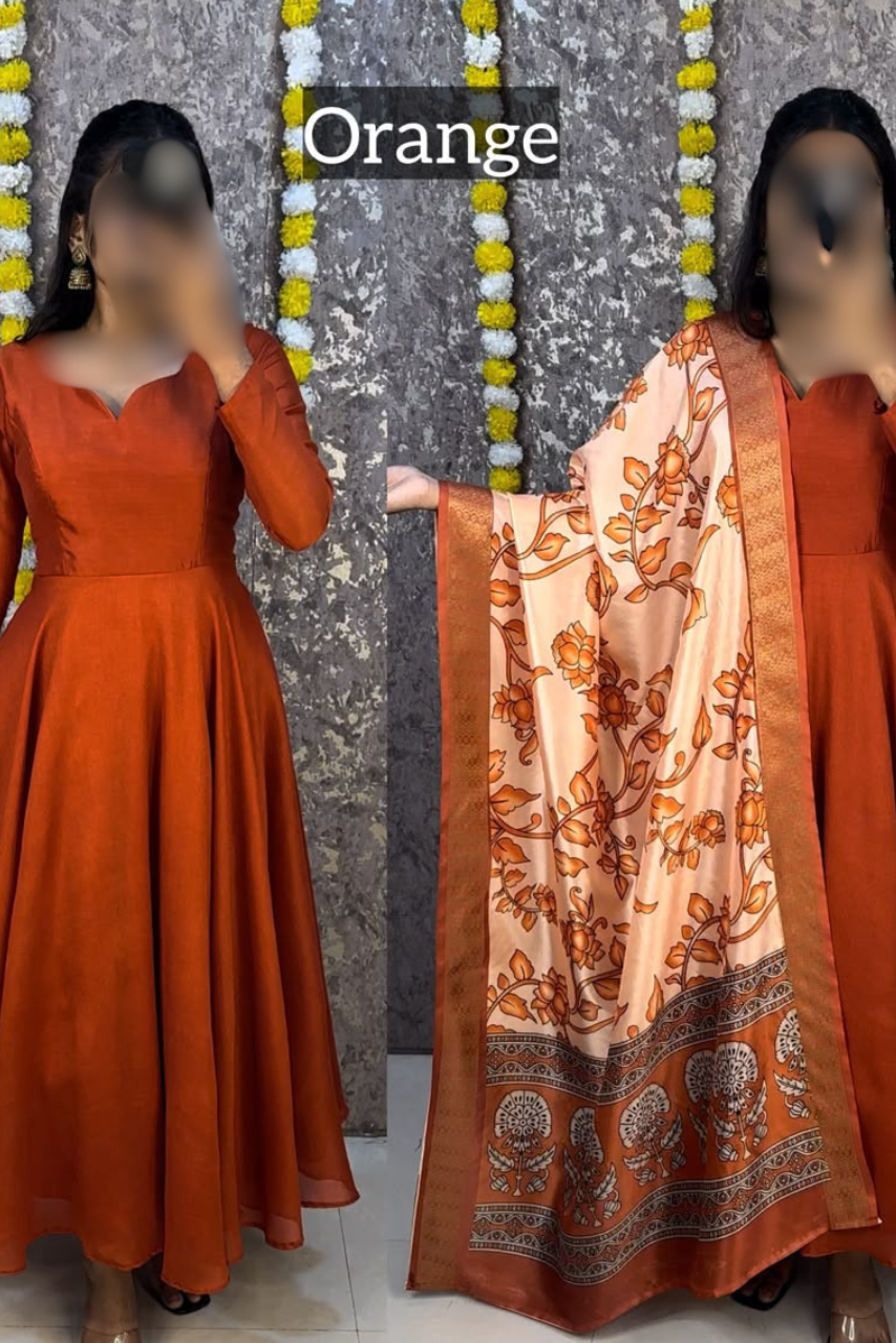 Designer Anarkali Set with Dupatta