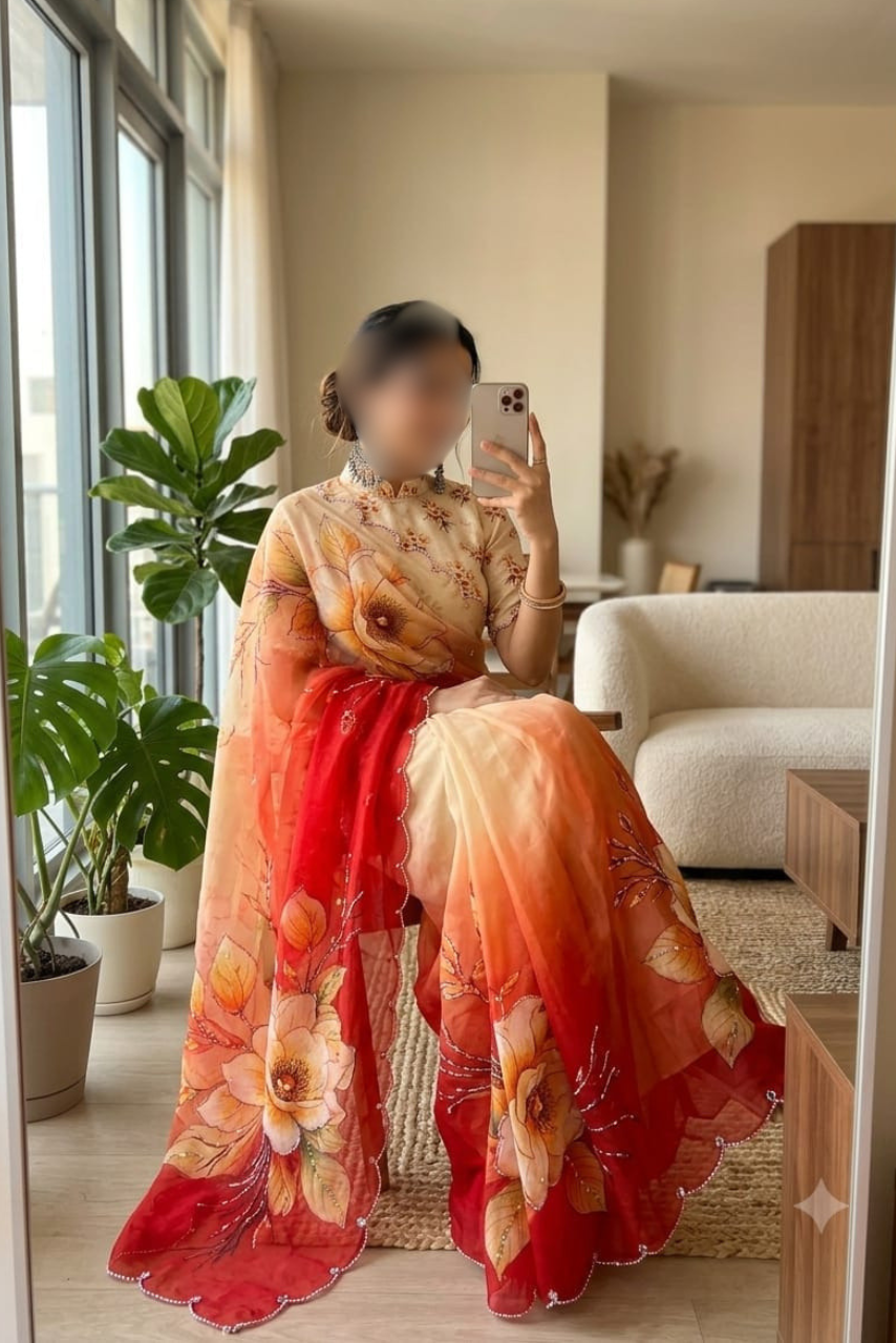 Pure Soft Teby Silk Saree