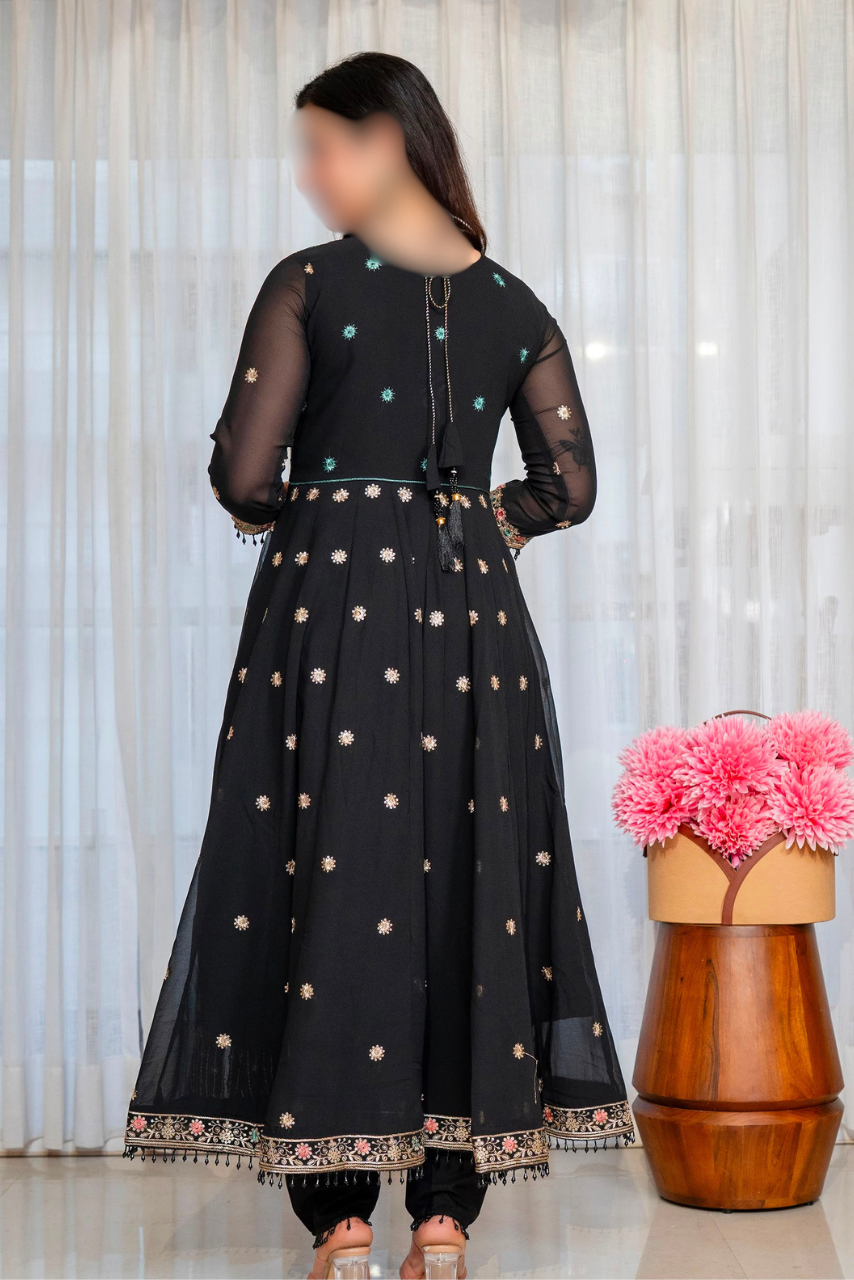 Anarkali Three-Piece Suit Set