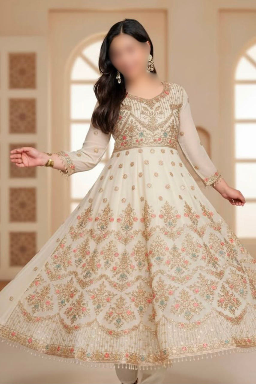 Anarkali Three-Piece Suit Set