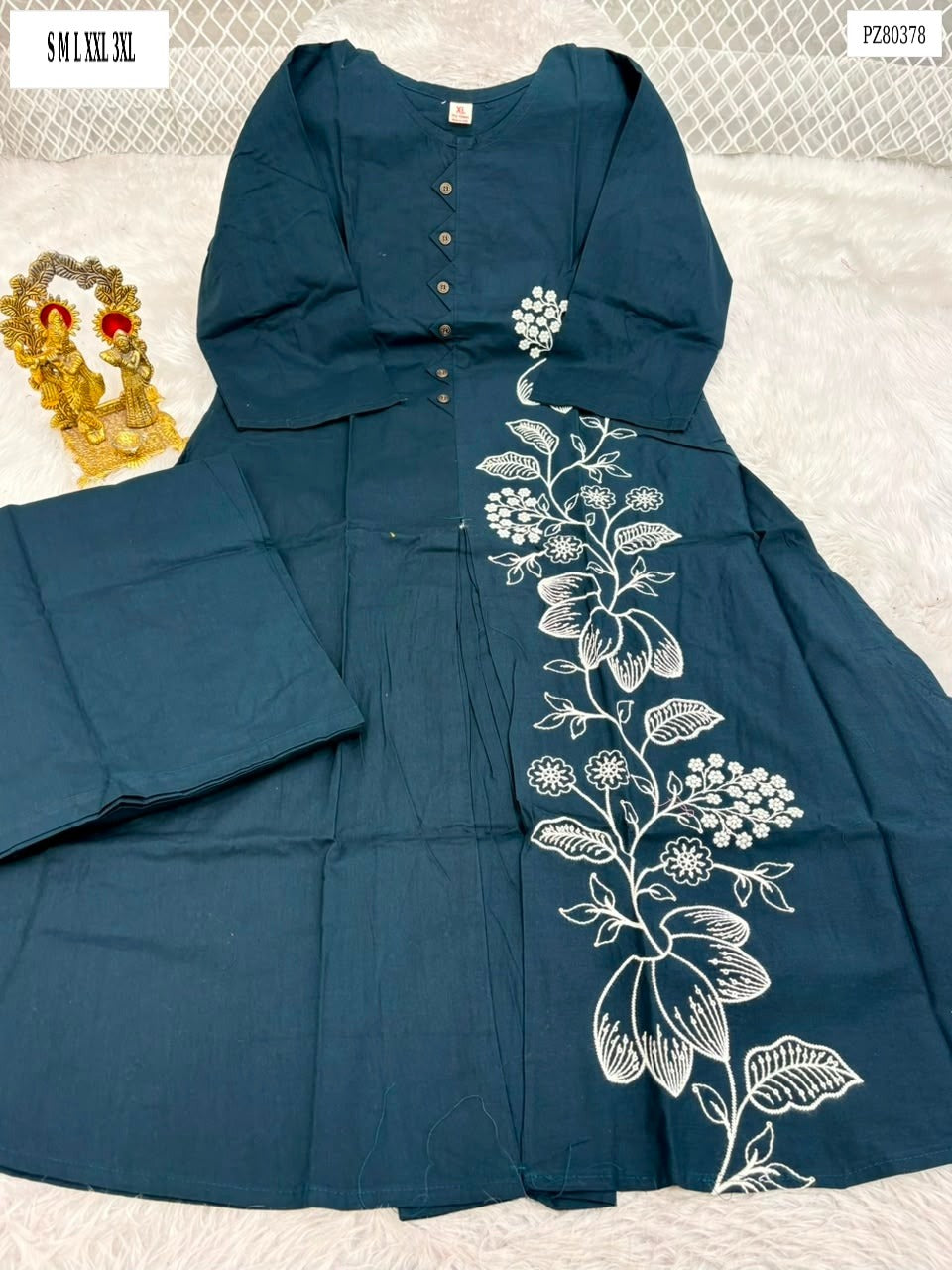 A-Line Kurti with Palazzo Set