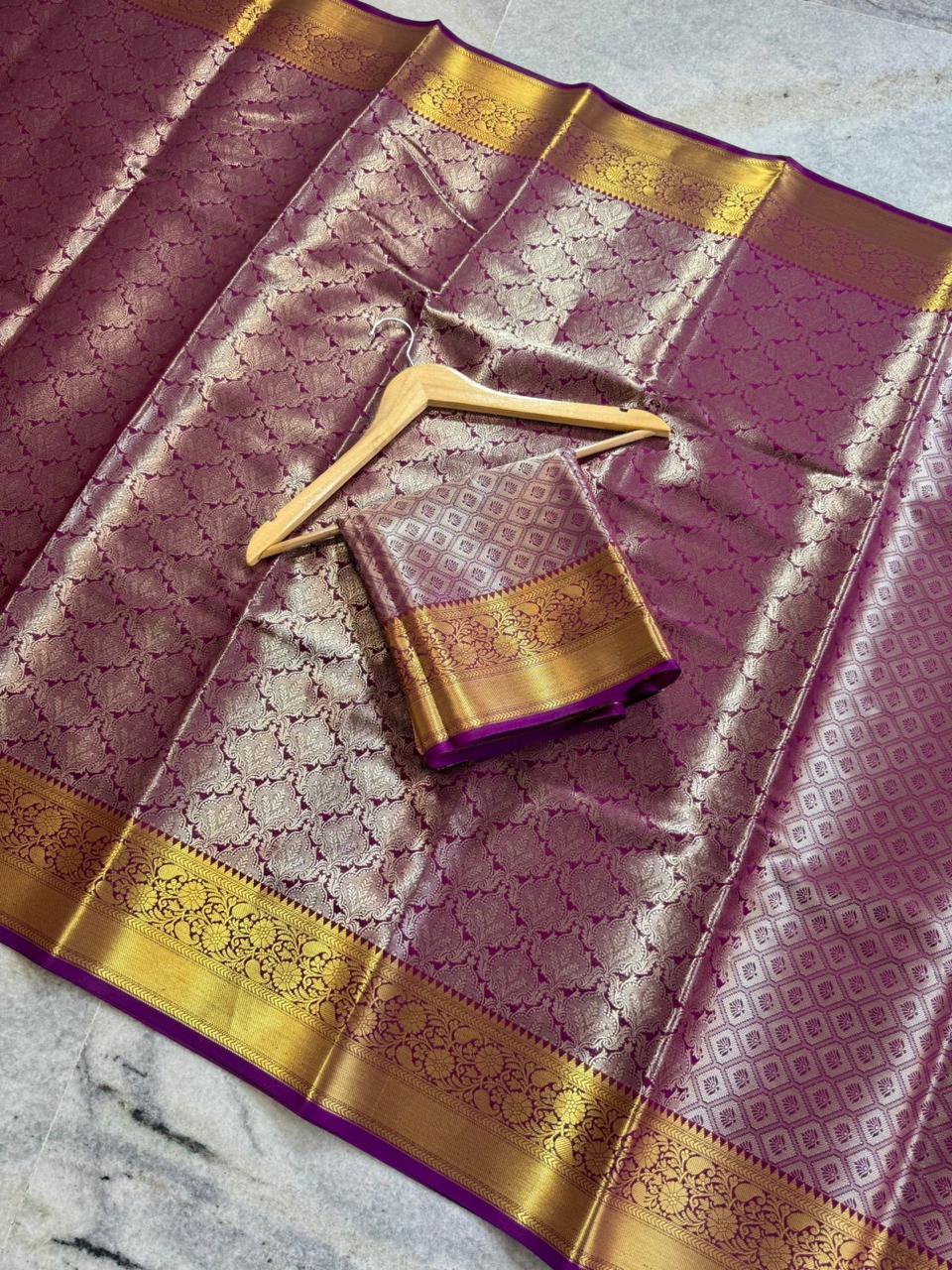 Banarasi Kanjivaram Tissue Zari Saree