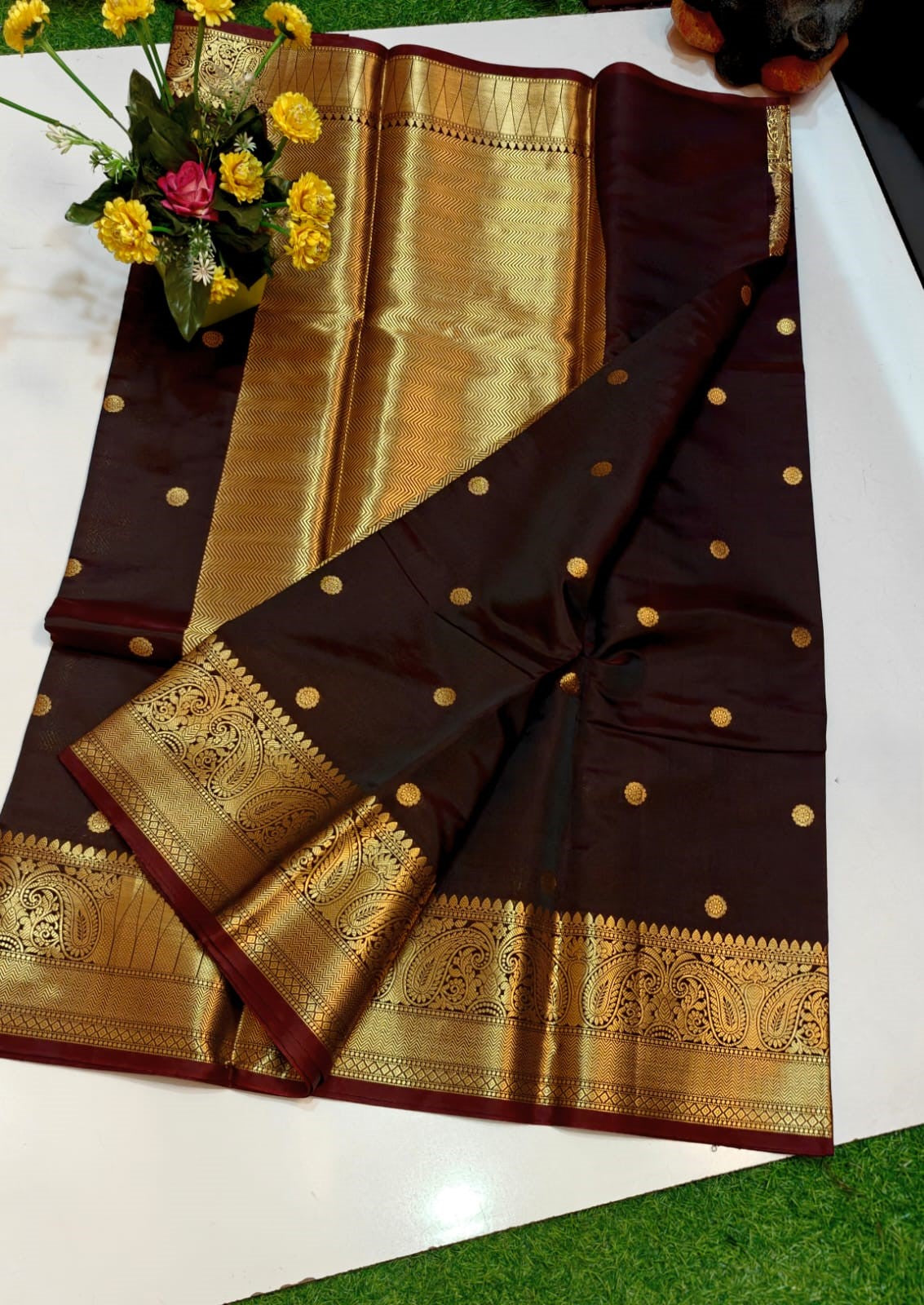Banarasi Semi Katan Silk Saree