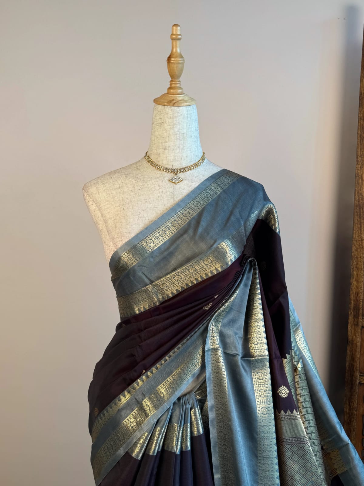 Banarasi Semi Katan Semi Silk Saree