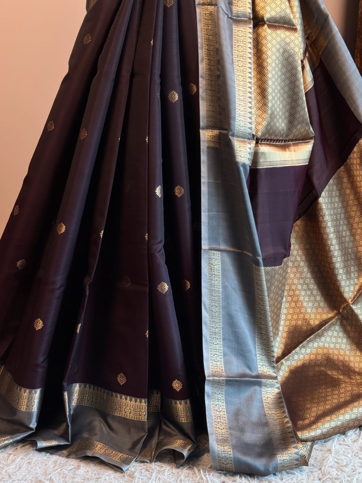 Banarasi Semi Katan Semi Silk Saree