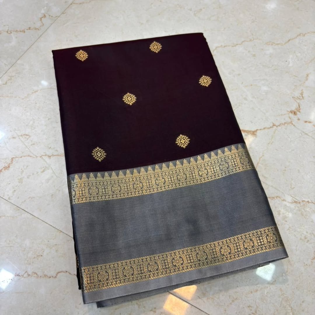 Banarasi Semi Katan Semi Silk Saree
