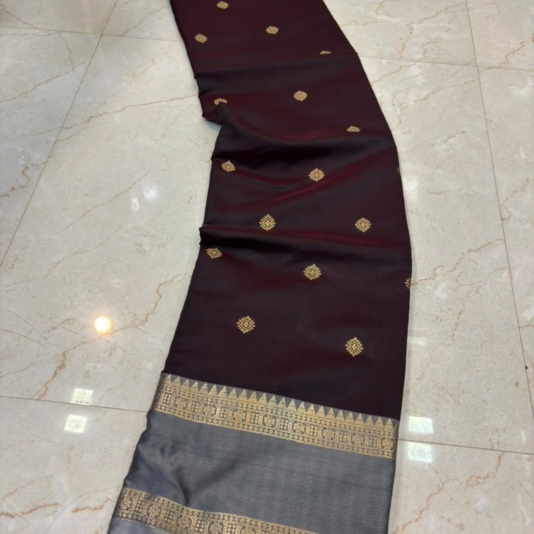 Banarasi Semi Katan Semi Silk Saree