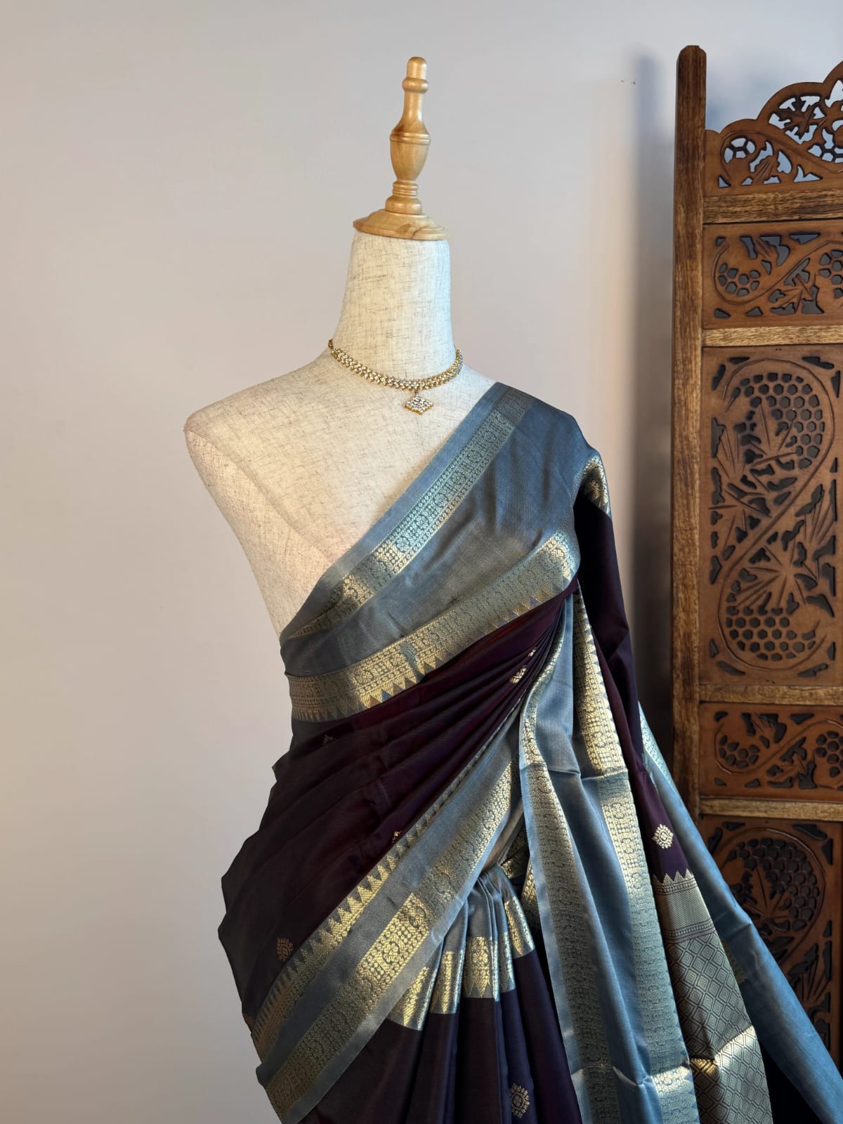 Banarasi Semi Katan Semi Silk Saree