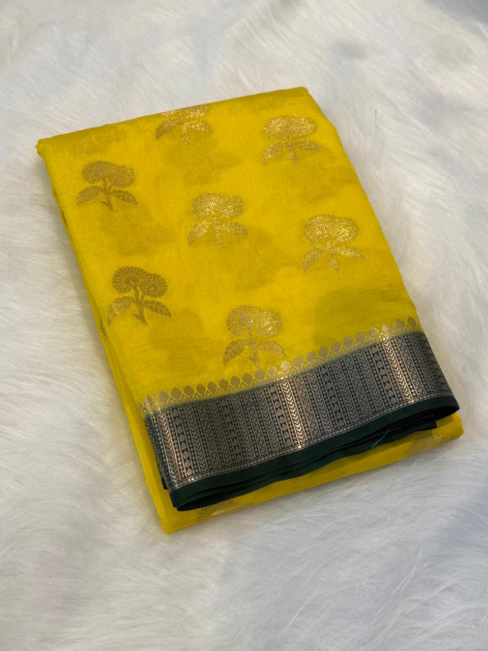 Semi Katan Soft Silk Banarasi Saree