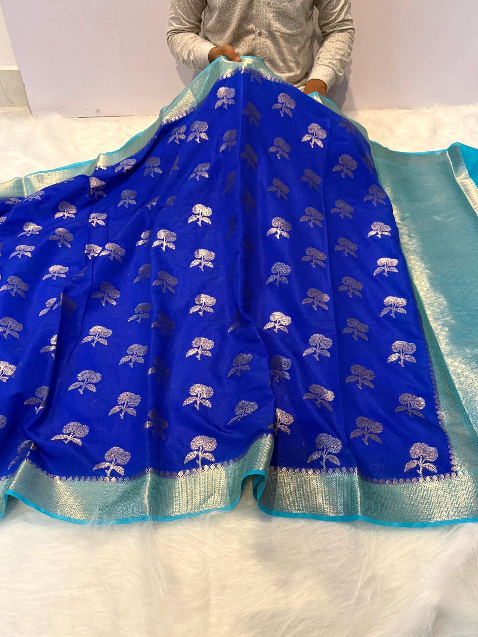 Semi Katan Soft Silk Banarasi Saree