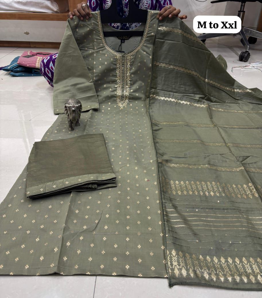 Banarasi Silk Kurti Set