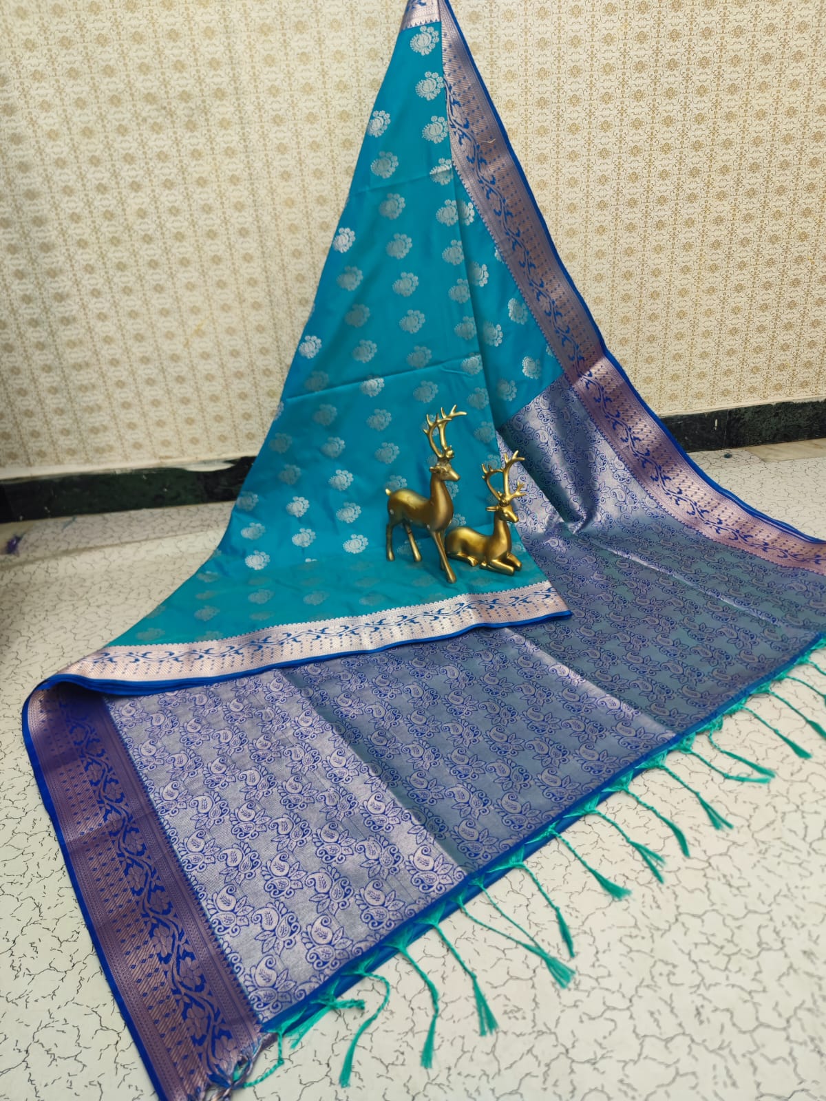 Fancy Soft Silk Bhutta Saree
