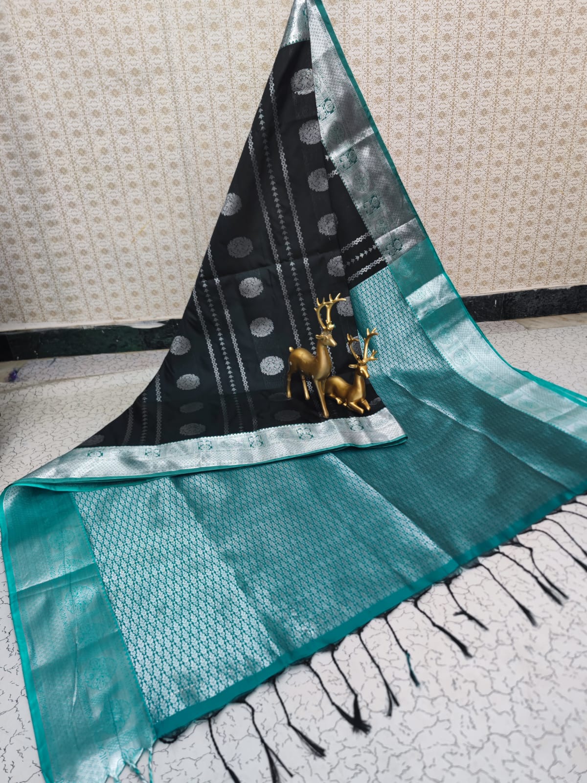 Fancy Soft Silk Bhutta Saree