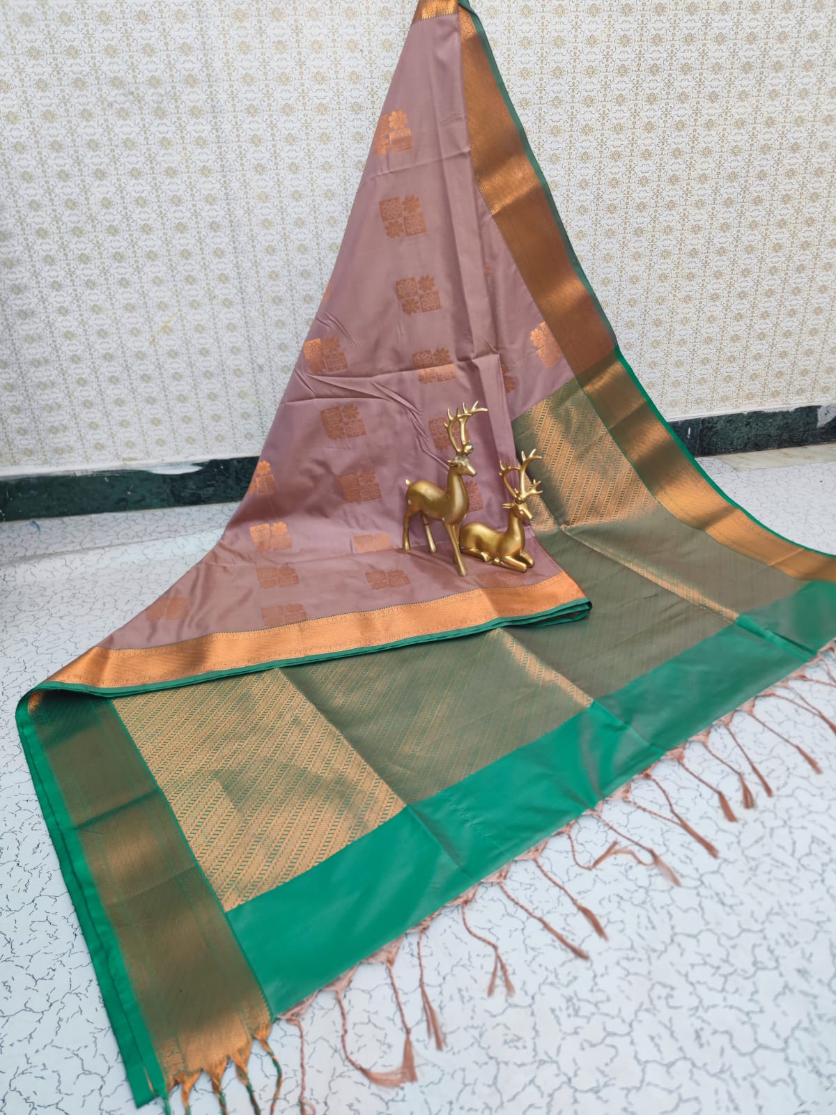 Fancy Soft Silk Bhutta Saree