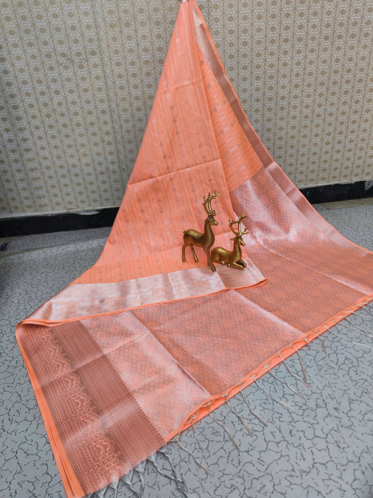 Fancy Soft Silk Bhutta Saree