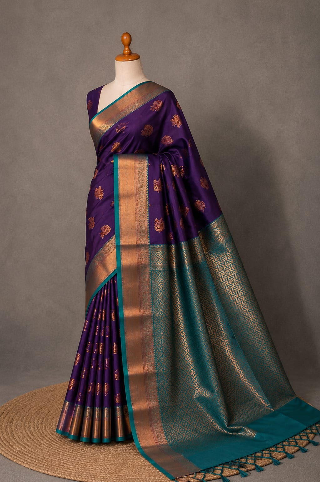 Fancy Soft Silk Bhutta Saree