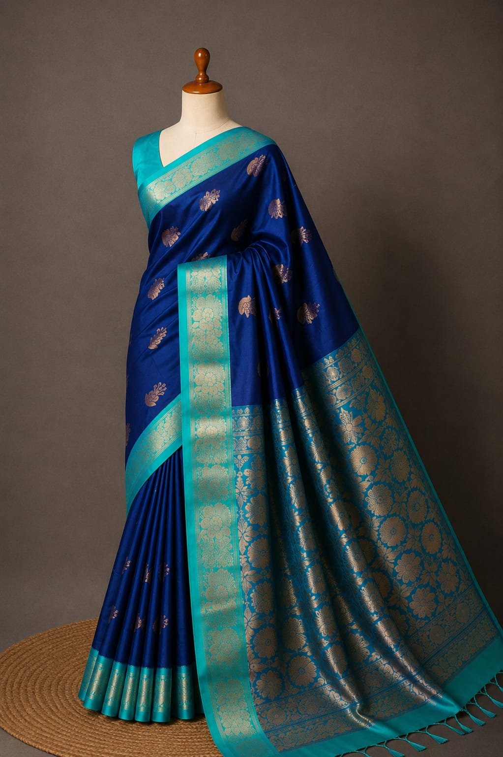 Fancy Soft Silk Bhutta Saree