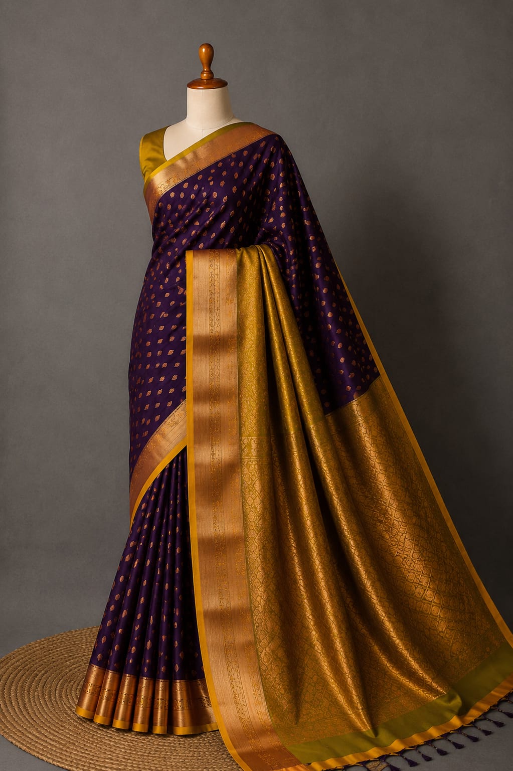 Fancy Soft Silk Bhutta Saree