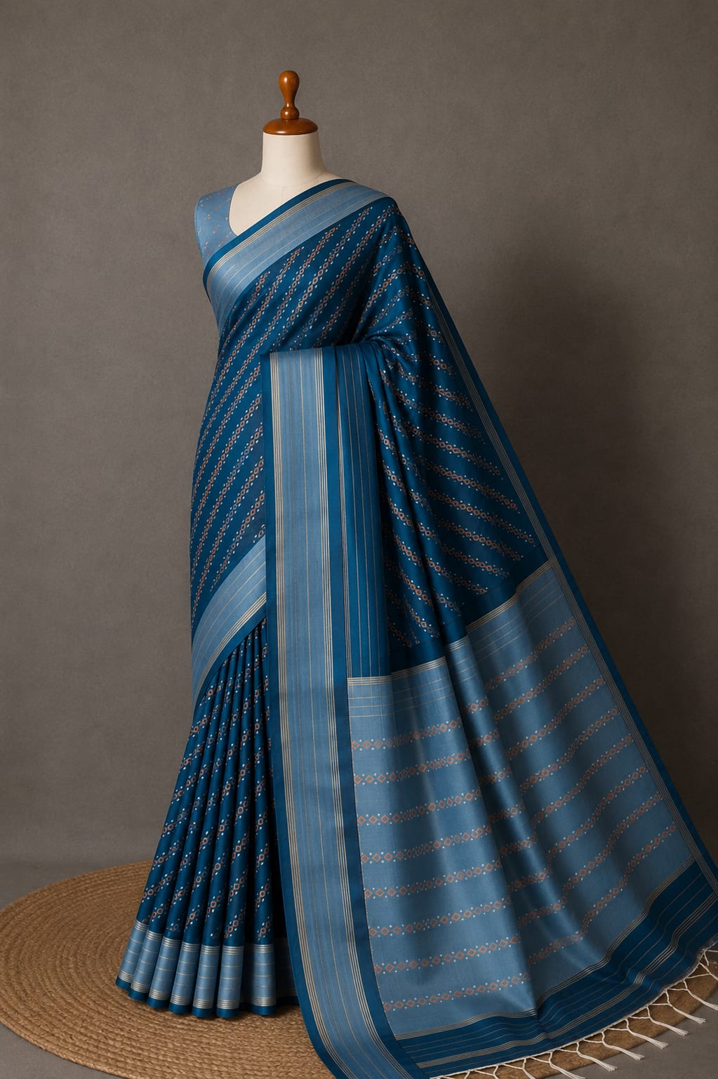 Fancy Soft Silk Bhutta Saree