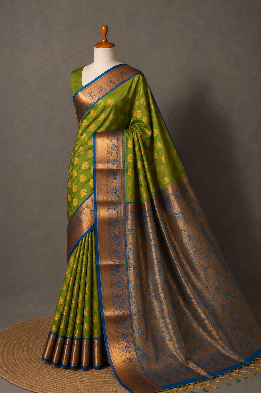 Fancy Soft Silk Bhutta Saree