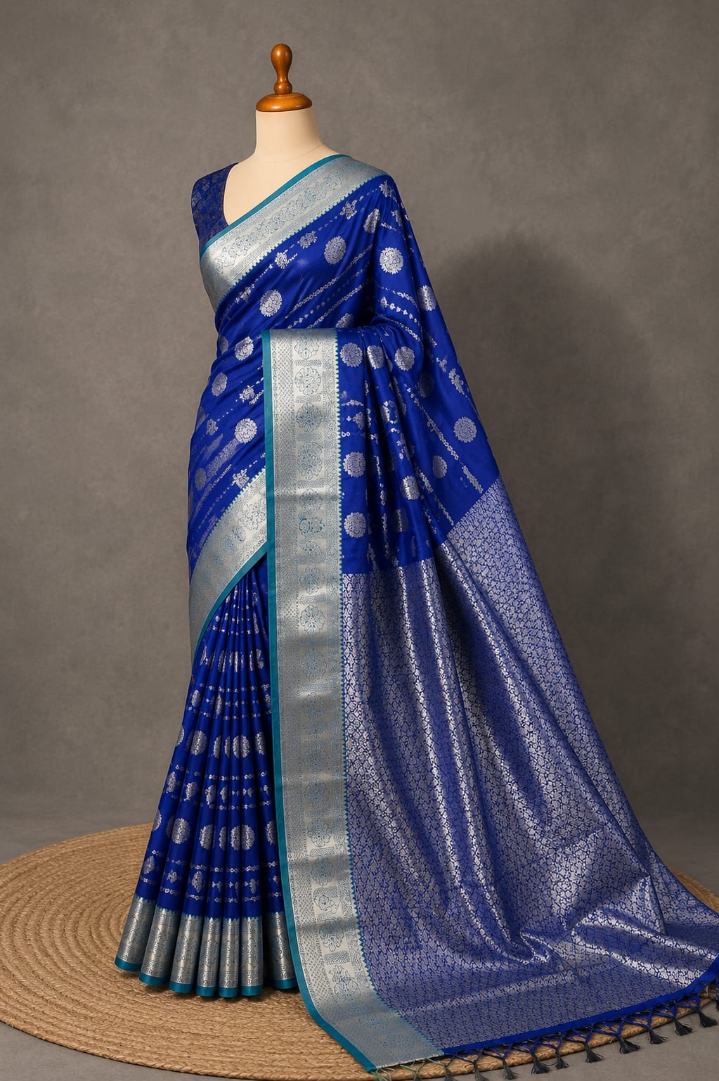 Fancy Soft Silk Bhutta Saree