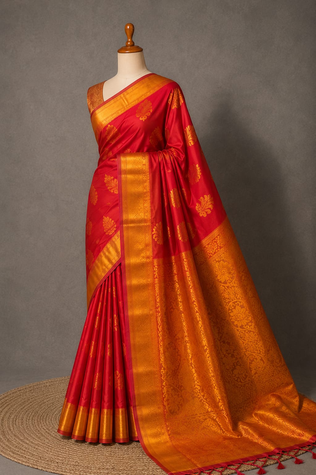 Fancy Soft Silk Bhutta Saree