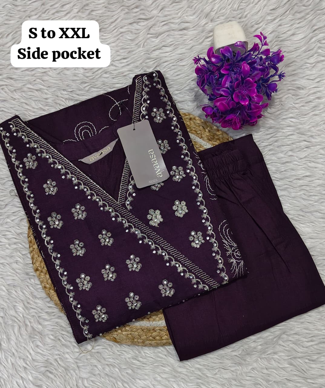 Branded Kurti with Pant Set
