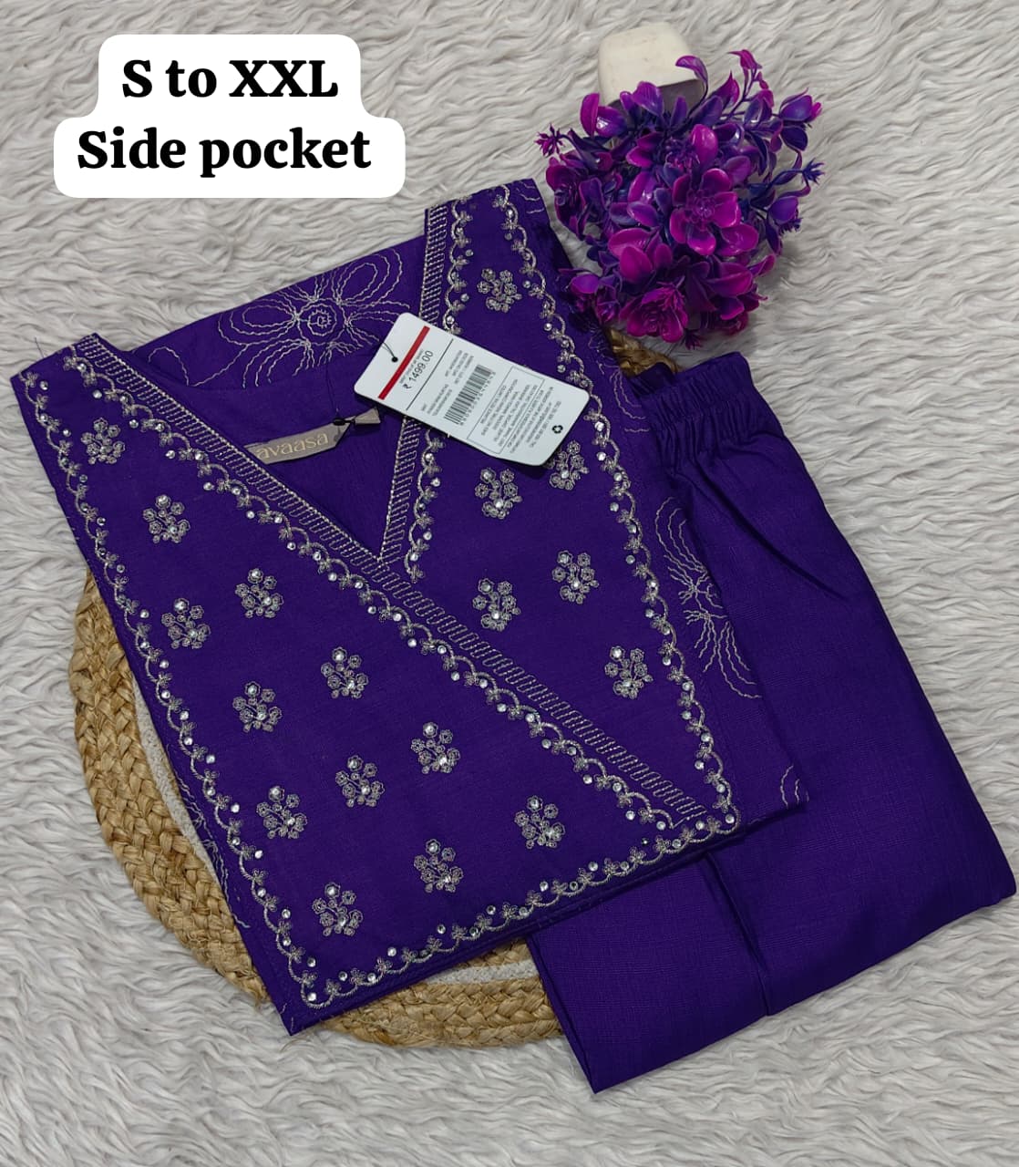 Branded Kurti with Pant Set