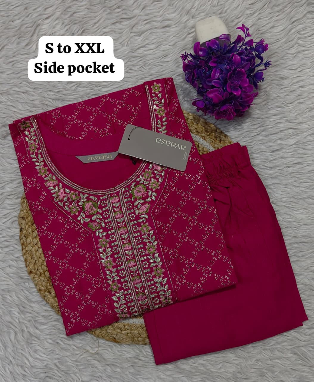 Branded Kurti with Pant Set