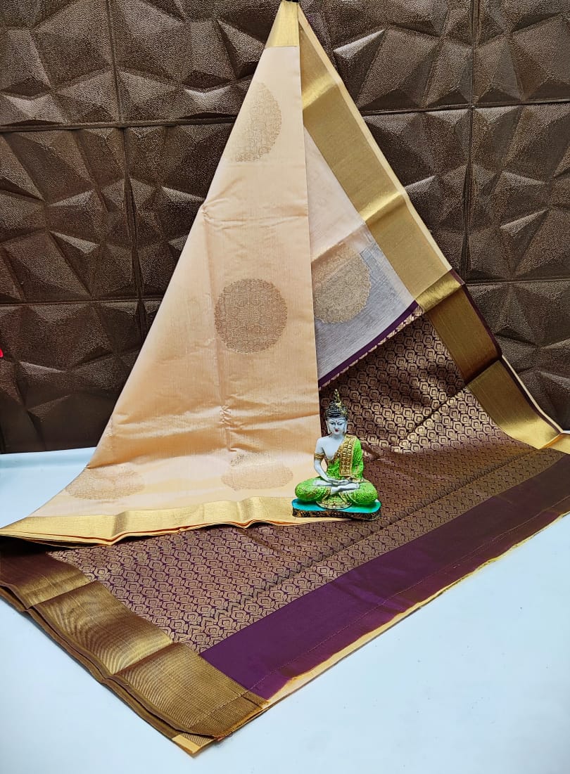 Chanderi Kuppadam Rich Silk Cotton Saree