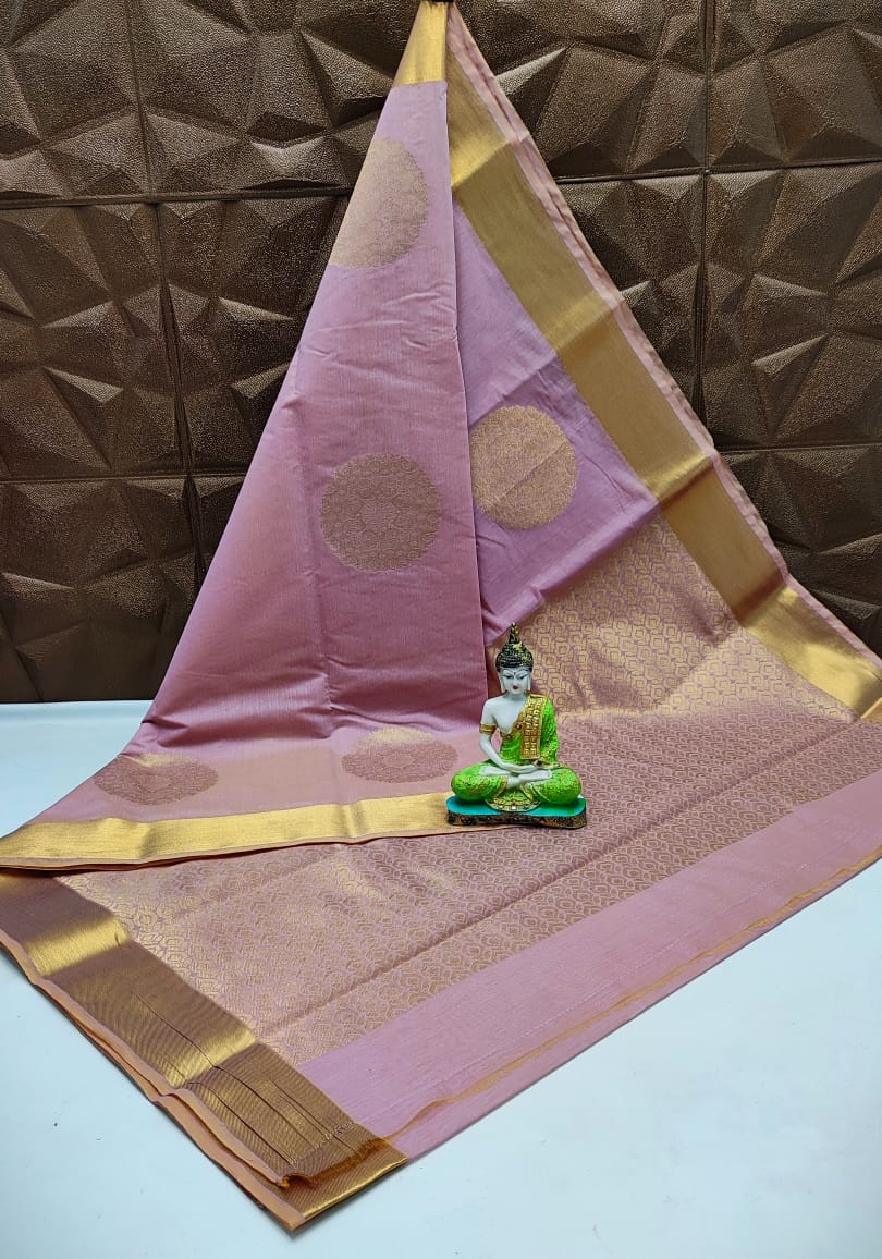 Chanderi Kuppadam Rich Silk Cotton Saree