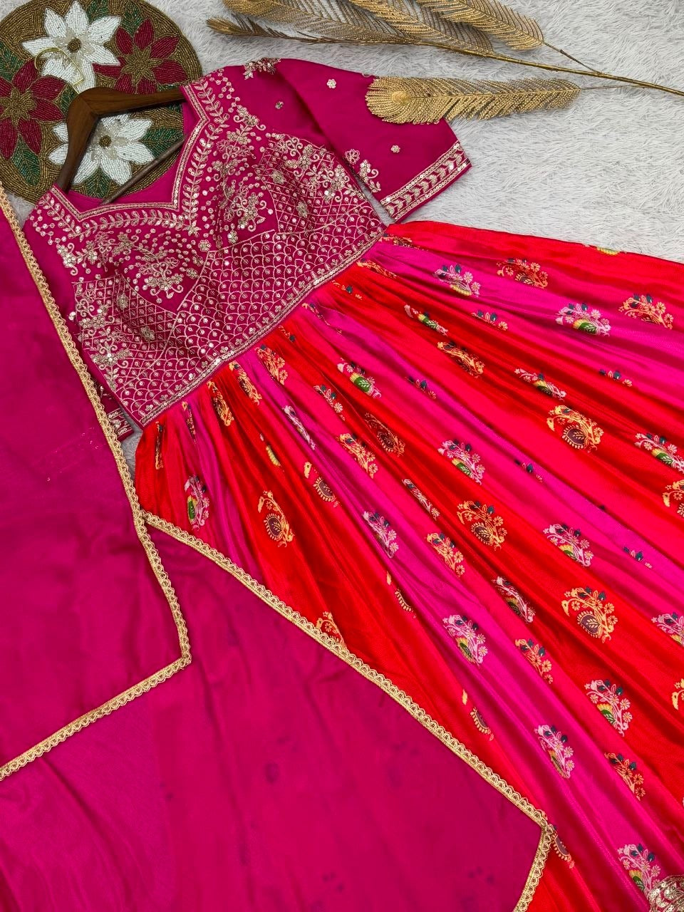Designer Gown with Dupatta