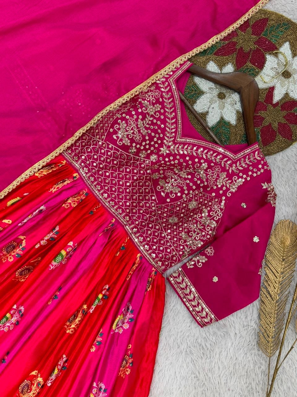 Designer Gown with Dupatta