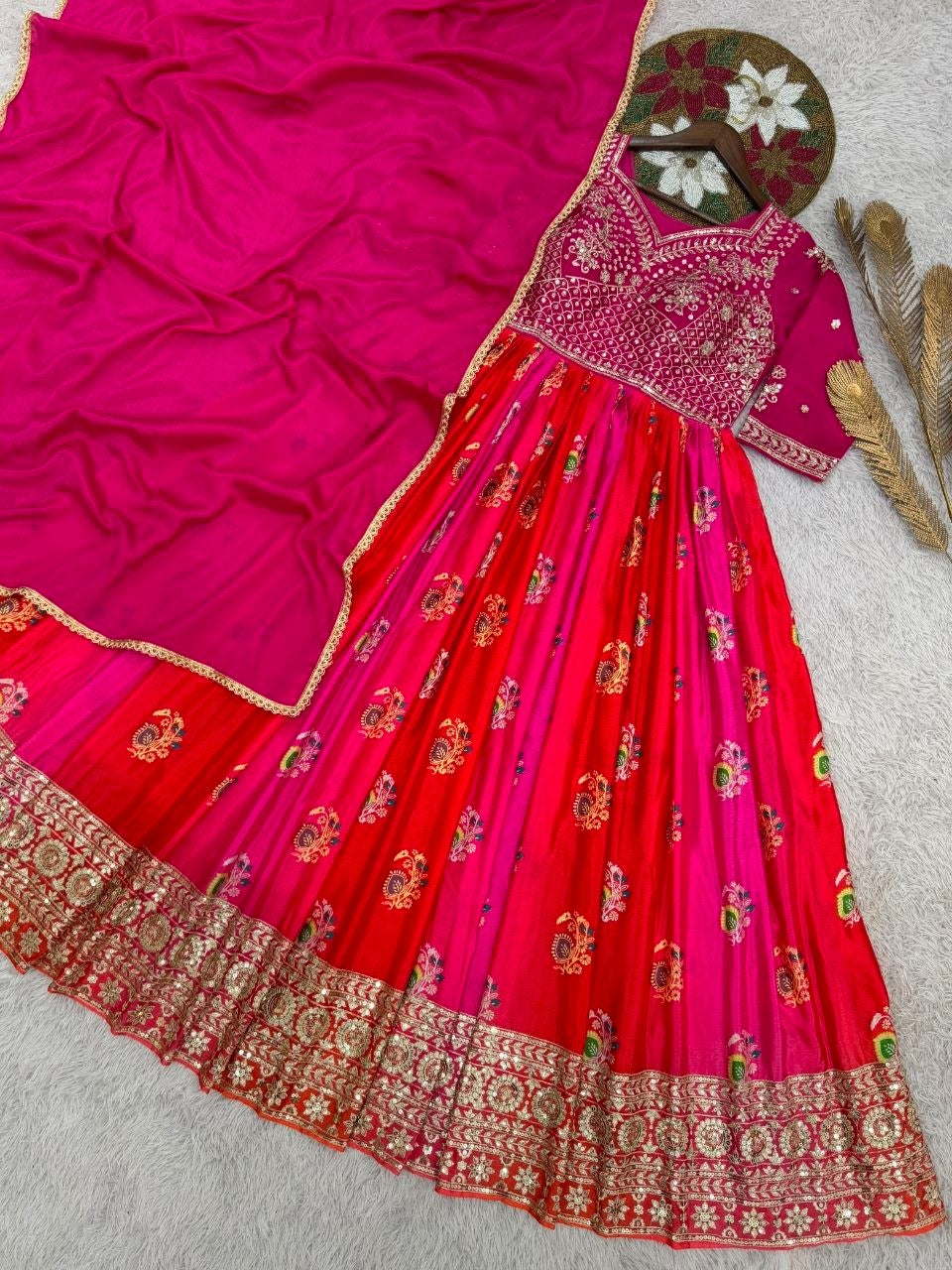 Designer Gown with Dupatta