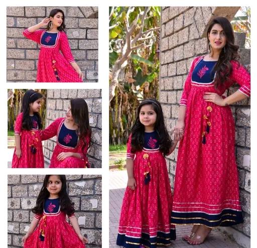 Premium Crepe Casual Dress Set - For Adults