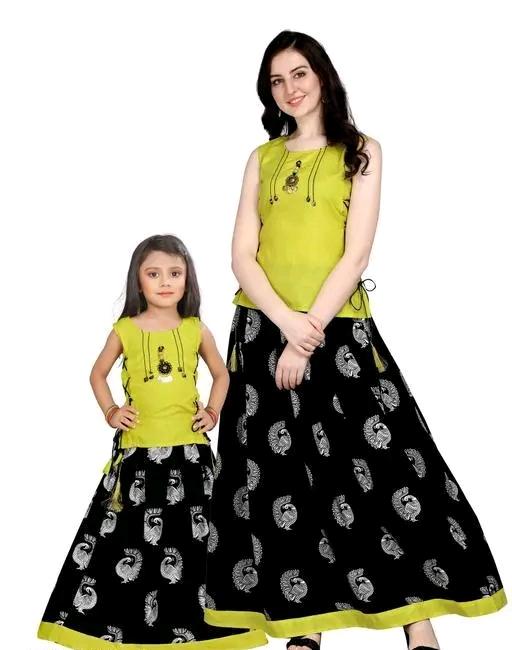 Premium Crepe Casual Dress Set - For Adults