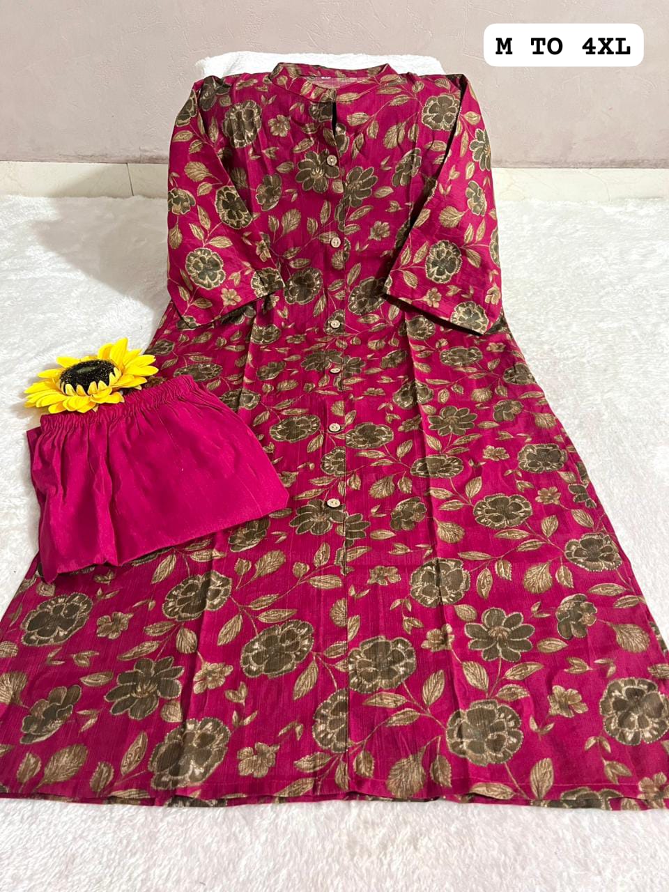 A-Line Pattern Co-ord Set
