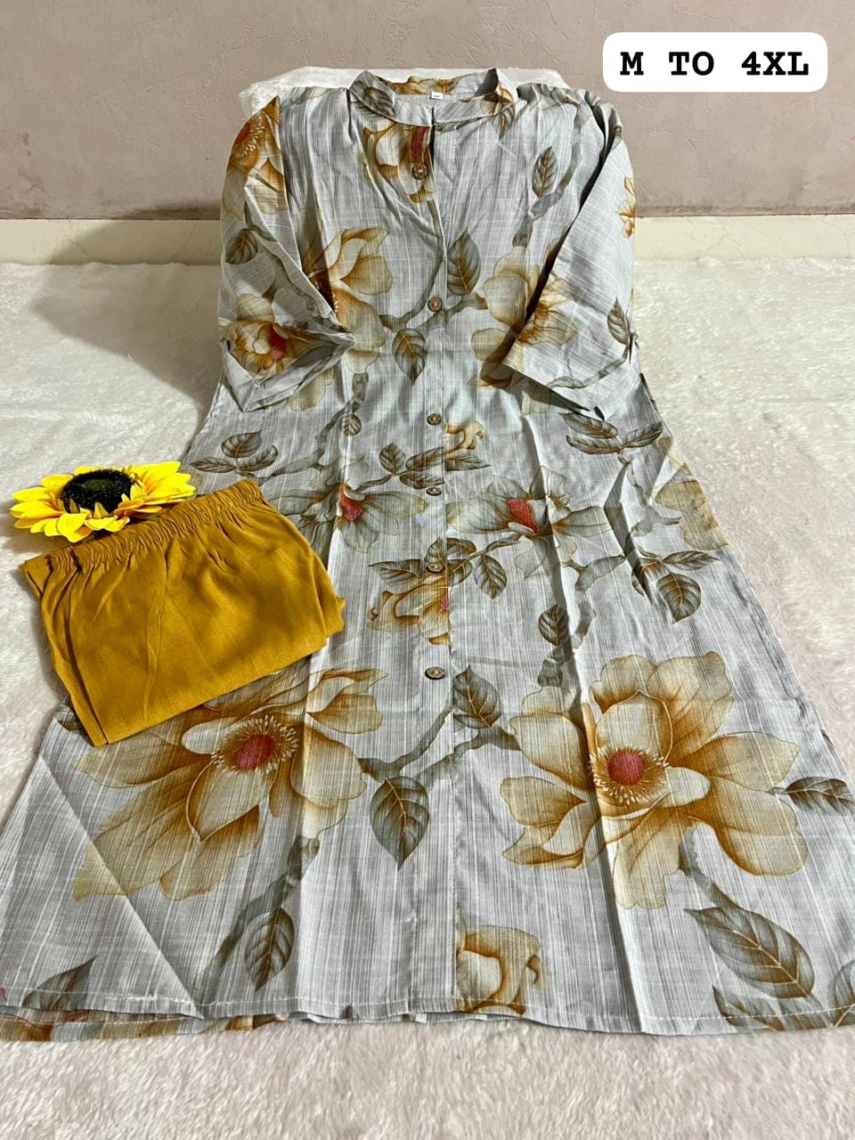 A-Line Pattern Co-ord Set