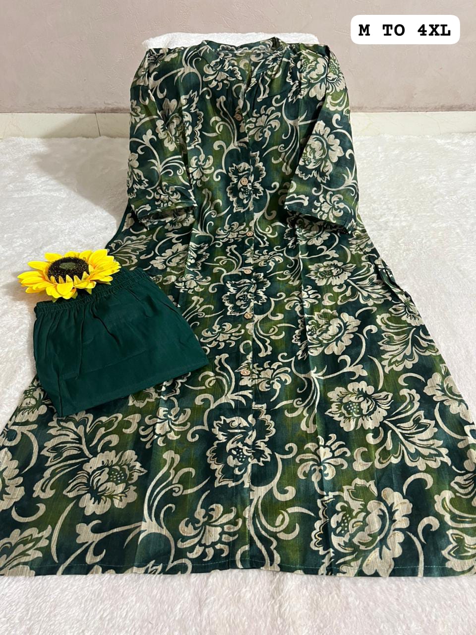 A-Line Pattern Co-ord Set