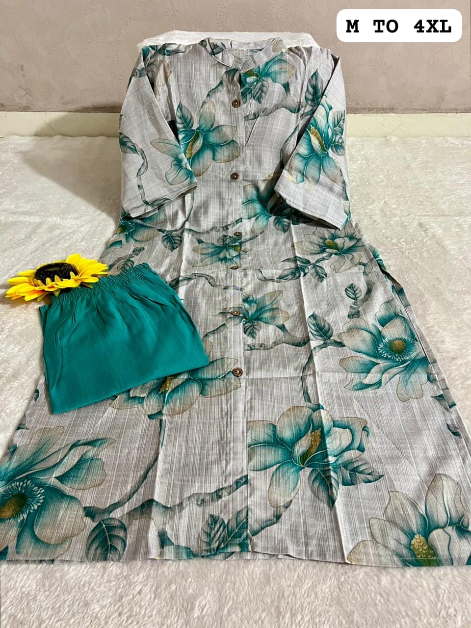 A-Line Pattern Co-ord Set