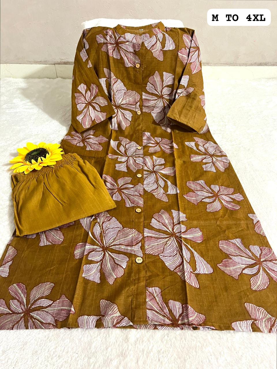 A-Line Pattern Co-ord Set