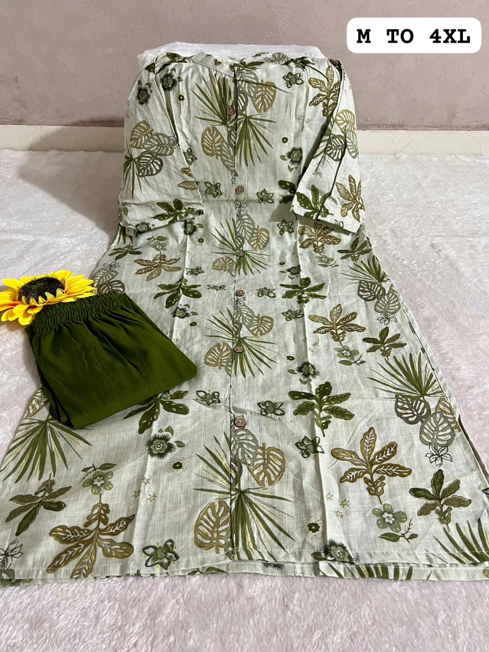 A-Line Pattern Co-ord Set