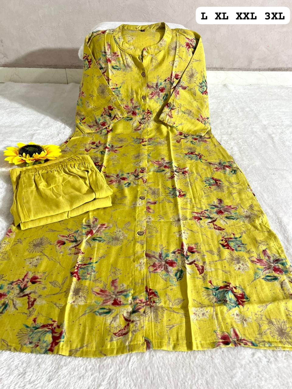 A-Line Pattern Co-ord Set