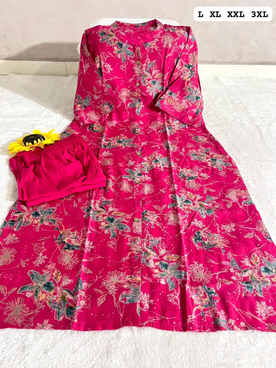 A-Line Pattern Co-ord Set