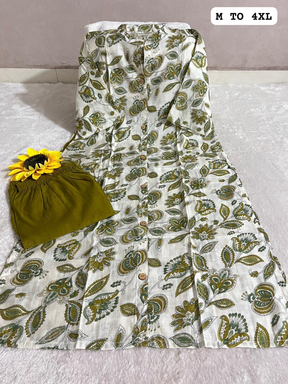A-Line Pattern Co-ord Set