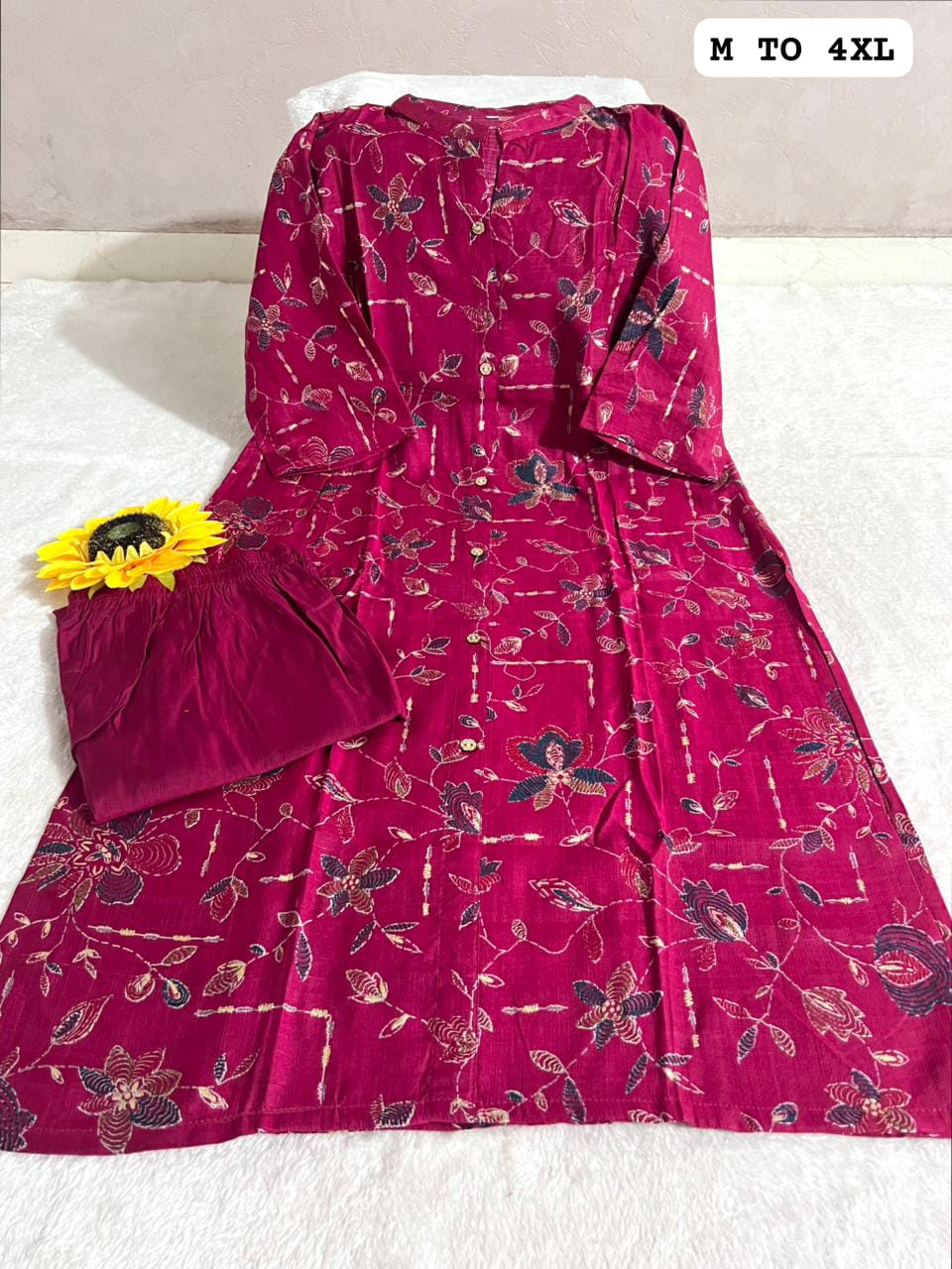 A-Line Pattern Co-ord Set