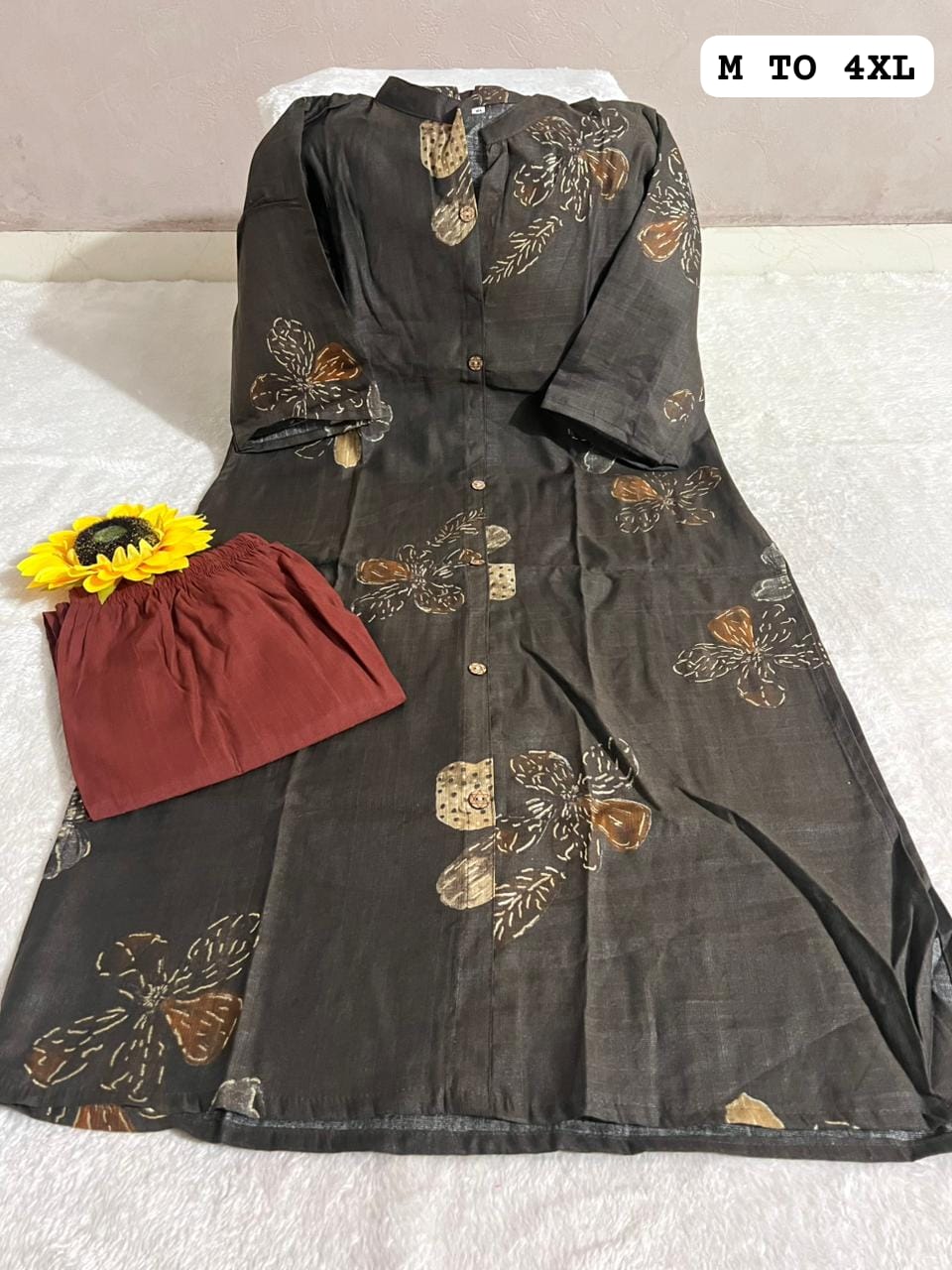 A-Line Pattern Co-ord Set