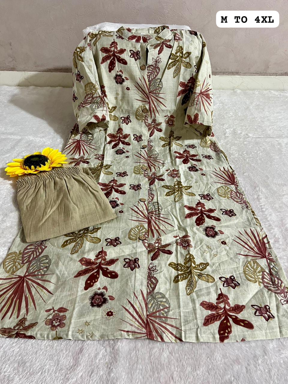 A-Line Pattern Co-ord Set